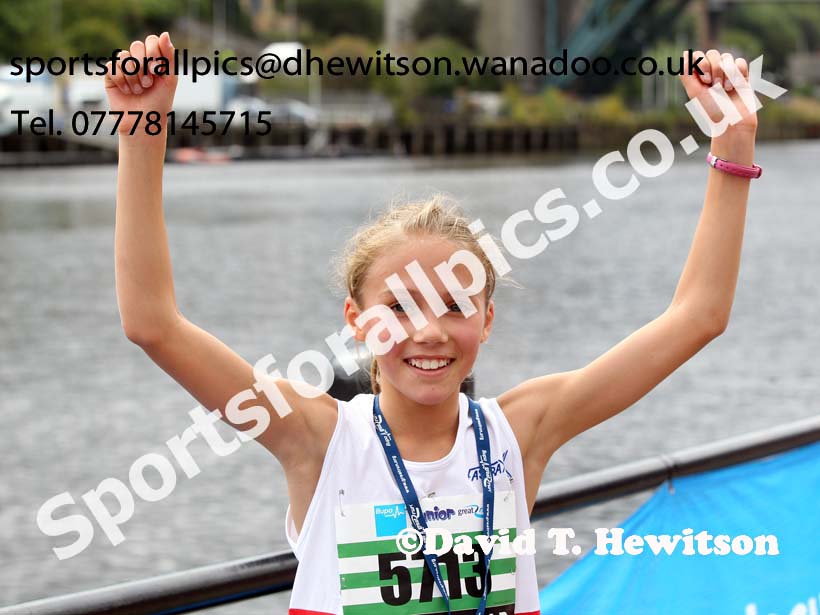 Girls BUPA Junior Great North. Photo: David T. Hewitson/Sports for All Pics